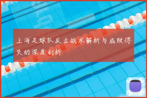 上海足球队反击战术解析与成败得失的深度剖析
