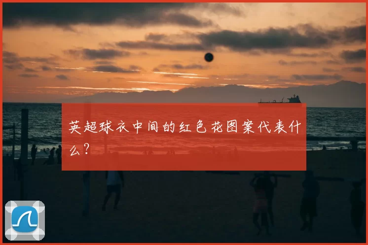 英超球衣中间的红色花图案代表什么?