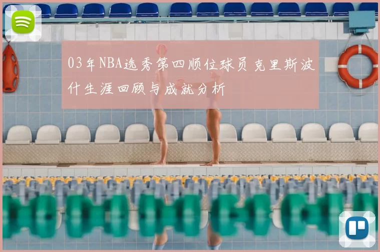 03年NBA选秀第四顺位球员克里斯波什生涯回顾与成就分析